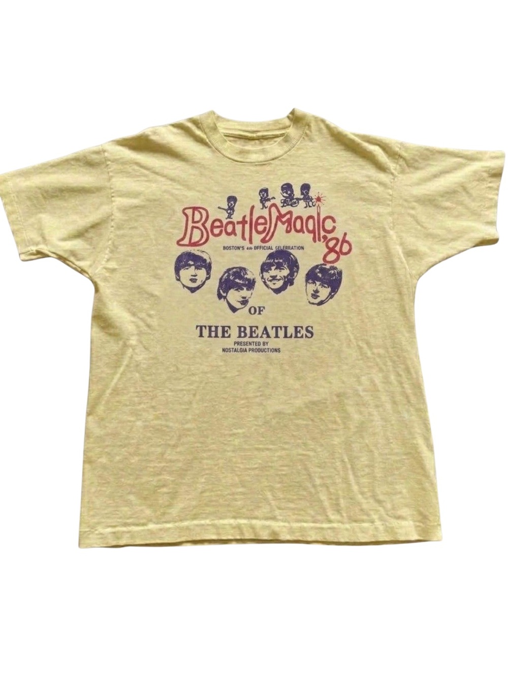 Gildan Beatle Magic '86 Graphic Tee - Yellow